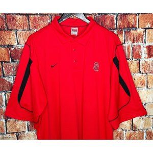 North Carolina State University Wolfpack NCSU Nike Team Fit DRY XXL Red Shirt